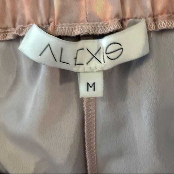 ALEXIS Pink Starburst Palazzo Wide Leg Pull On Pant - Picture 4 of 7